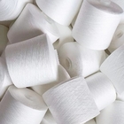 Yüksek Mukavemetli Halka Bükülmüş Polyester İplik 50&amp;#39;ler Örme İçin Düğümsüz Kağıt Konisi