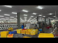 100% dikiş endüstrisi için döşenmiş poliester iplik renklendirilmiş