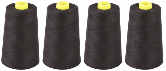 Sıcak satış overlok ipliği dikiş iyi esneme spor giyim 40/2 polyester dikiş ipliği