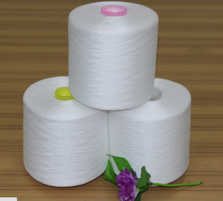 AAA Kaliteli Yaprak 30/2 40/2 50/2 60/2 Çiğ Beyaz Spun Polyester Yaprak