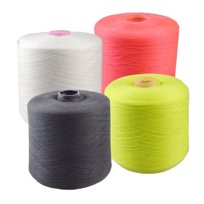 Fabrika doğrudan satışı renkli boyalı 40S/2 100% Polyester Spun Yarn