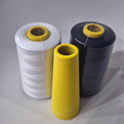 Depoda Toptan Satın Alınmış Katı Renkli Boyalı 100% Farklı Renkli Polyester İpek 40/2 Polyester Dikiş İpi
