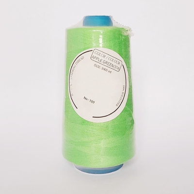 Toptan satış, % 100 Spun Polyester Dikiş İpi 40/2 3000yds Fabrika Düz Dikiş İpi