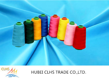 Boyalı Ring İplik Polyester Çekirdek İplik Janes / Ayakkabı İçin, Dikiş Makinesi İçin Özelleştirilmiş Polyester İplik