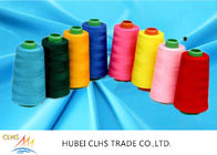 İyi Düzgünlük 100 Bükümlü Polyester Dikiş İpliği S Büküm Yüksek Renk Haslığı 40/2 40s2