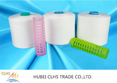 NE 20/3 30/3 Dikiş ipliği için polyester iplik Çiğ Beyaz Parlak Çin fabrika PP torbalar