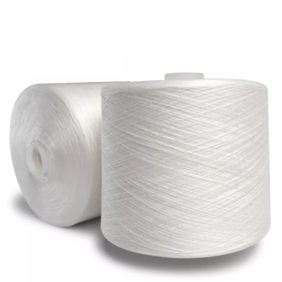 Çevre dostu 20/2, 30/2, 40/2 Çiğ Beyaz 100% Polyester Core Spun Yarn