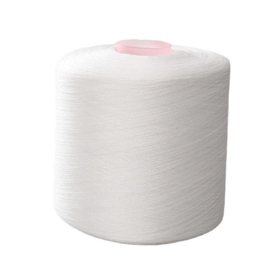Çevre dostu 20/2, 30/2, 40/2 Çiğ Beyaz 100% Polyester Core Spun Yarn