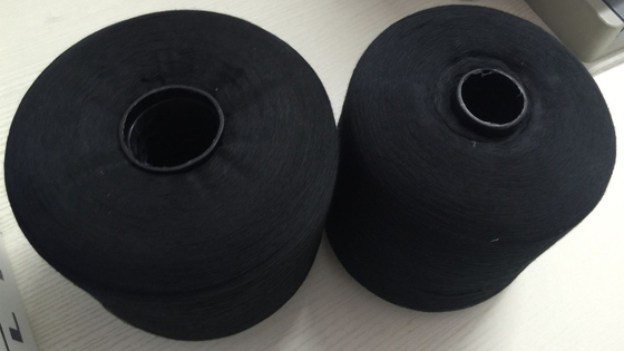 Beyaz, Siyah, Renkler 100% Polyester Spun Yarn 40S/2 1.25kgs/cone