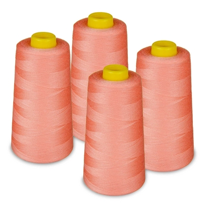 Çok Renkli 30/2 30/2 100% Polyester Spun Dikiş İpi Yüksek Dayanıklılık