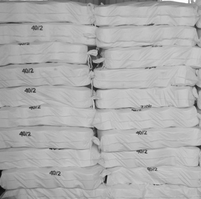 20/2 40/2 Çiğ Beyaz 100% Polyester Ring Spun Yarn S/Z Direction