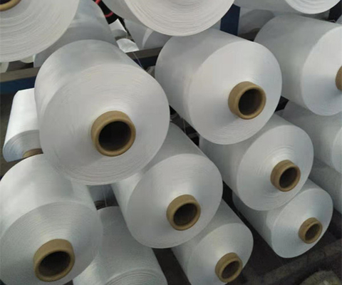 150D/48F, 300D/96F NIM Çiğ Beyaz DTY Polyester İpek