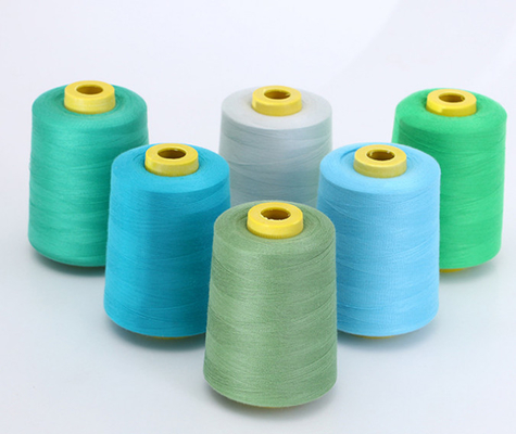 Overlok İçin Çok Renkli 40/2% 100 Spun Polyester Dikiş İpliği