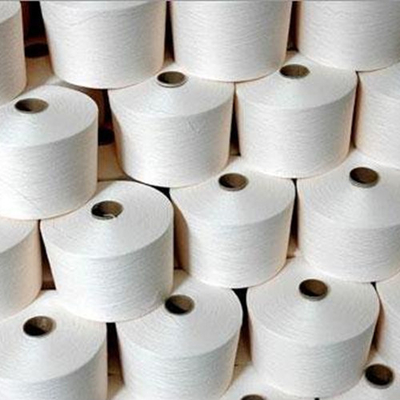 40/2 Ham Beyaz% 100 Polyester İplik Kağıt Koni Dikiş İpliği İçin