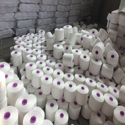 Yüksek Dayanıklılık 20/3 Polyester İpi için % 100 Polyester Spun Yarn