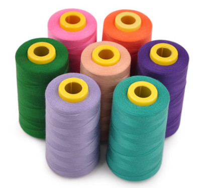 60/2, 60/3 Renkler Yüksek Kaliteli 100 Spun Polyester Dikiş İpi