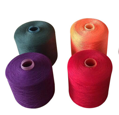 Yüksek Kalite 40/2, 60/2 Renkli Renkler % 100 Polyester Ring Spun Yarn for Sewing Thread
