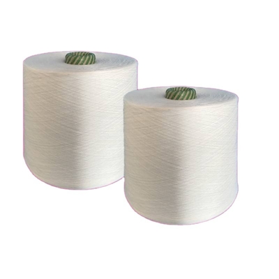 Çiğ Beyaz 40/2 Yizheng Spun Polyester Yaprak Dikiş İpi AAA Sınıfı