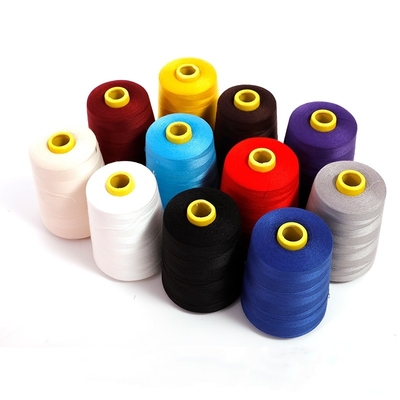5000 Yards dikiş ipliği Polyester dikiş ipliği Çok renkli Fabrika Toptan Polyester iplikler
