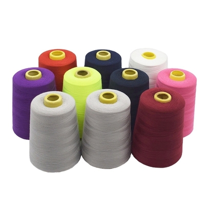 5000 Yards dikiş ipliği Polyester dikiş ipliği Çok renkli Fabrika Toptan Polyester iplikler