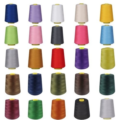 Polyester iplik 202 302 402 100 Spun Polyester dikiş ipliği