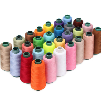 2500 Yards Dikiş İpliği Polyester Dikiş İplikleri Özel Boyut Toptan Fiyat Polyester İplik