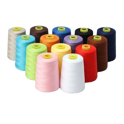 Dikiş İçin Kumaş İplikleri İçin Renkli Yüksek Kaliteli Dikiş İpliği 402 Polyester İplik