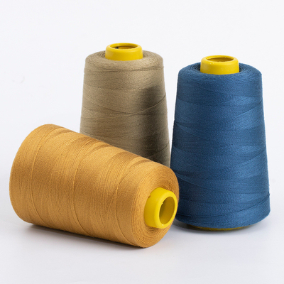 Yüksek Dayanıklılık 40/2 100% Spun Polyester Overlock İpi için Dikiş İpi