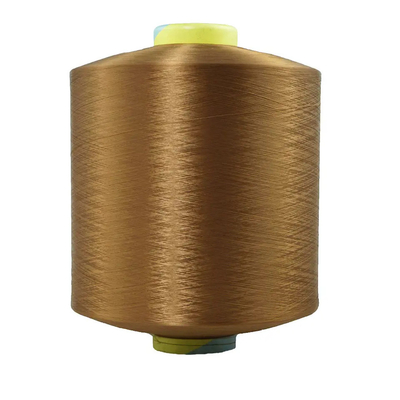 Renkler Siyah Beyaz Mavi Kırmızı Kahverengi 100% Polyester Filament Yarn Dty Polyester Teksturlu Yarn