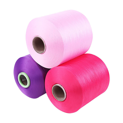 Renkli iplik DTY iplik Polyester Fiber Fabrika Doğrudan Satış Kaliteli Polyester iplik