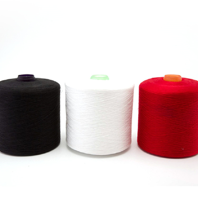Dikiş İpliği İçin Ham Beyaz% 100 Polyester Bükülmüş Polyester İplik 20S 30S 40S 50S 60S