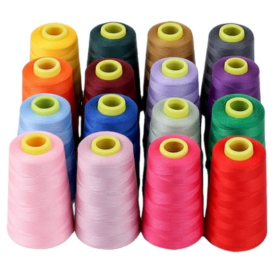 Giyim Ev Tekstili İçin Polyester İplik 402 Polyester Dikiş İpliği