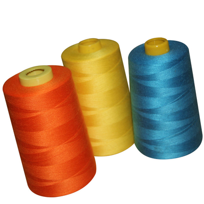 Giyim Ev Tekstili İçin Polyester İplik 402 Polyester Dikiş İpliği