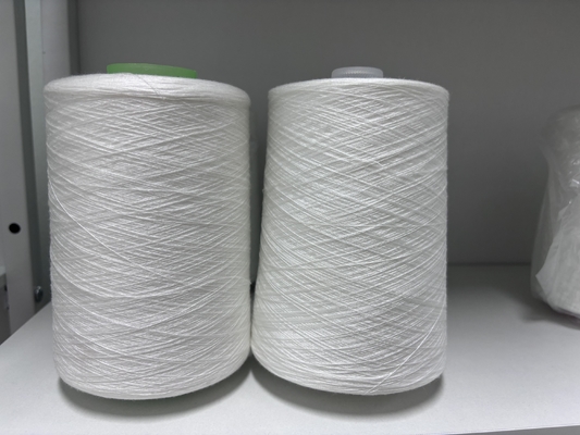 Fabrika Doğrudan Satış Çiğ Beyaz 402 Spun Polyester İpek Dikiş İpi