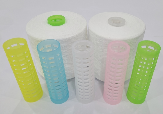100 Spun Polyester Dikiş İpi 40/2, 40/3 100% Polyester Core Spun Yarn