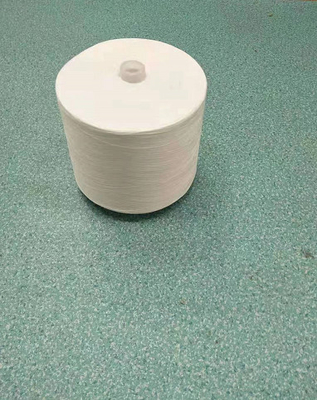 60/2 Parlak Ham Beyaz Kağıt Koni Üzerine% 100 Polyester İplik