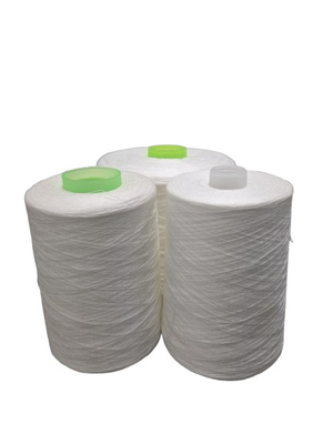 Çiğ Beyaz 100 Spun Polyester Yarn 402 403 202 203 Dikiş için