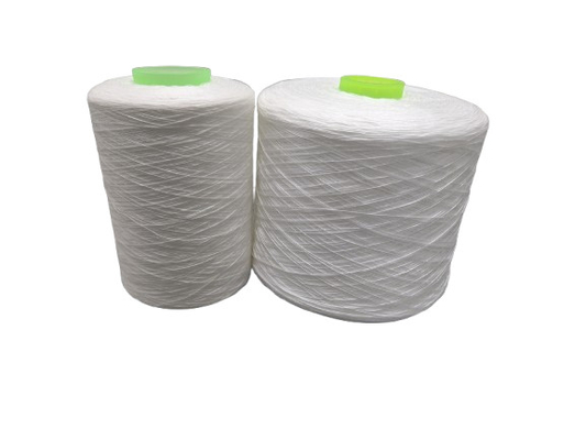 Çiğ Beyaz 100 Spun Polyester Yarn 402 403 202 203 Dikiş için