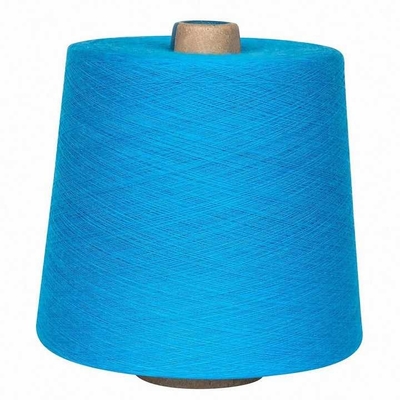 Kalıcı yumuşak dokuma örgü için yüksek kaliteli polyester karışımlı iplik
