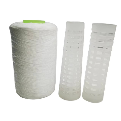 Yüksek Dayanıklılık 30/2 Çiğ Beyaz100% Poliester Spun dikiş ipliği Ucuz Fiyatla
