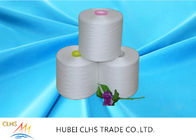 Dikiş İpliği İçin Ham Beyaz Parlak 42/2 Bükülmüş Polyester İplik% 100 Yizheng