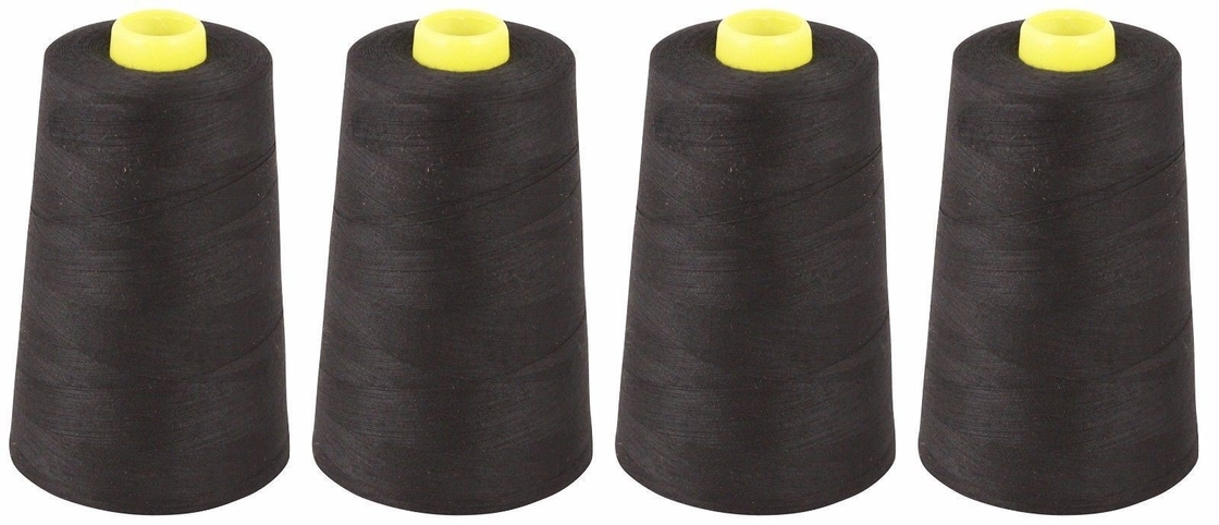 Çok Renkli Ağır Hizmet Polyester İplik Sicim 40/2 50/2 60/2 5000 Yards