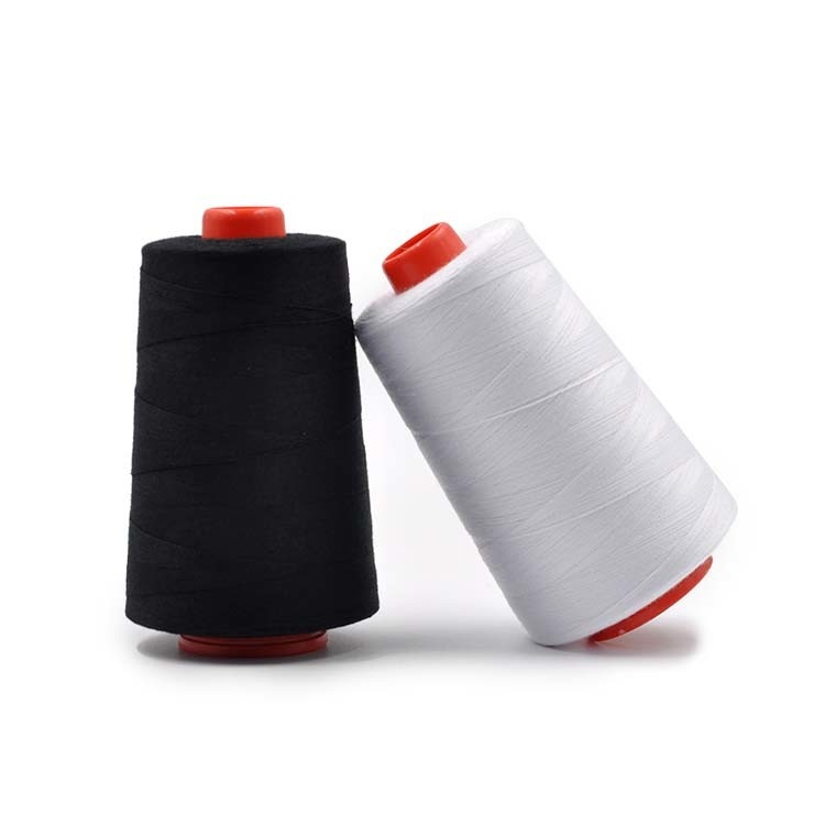 Çanta kapanma ipliği 20/3 20/9 3x3 kot pantolonlar %100 Spun Polyester dikiş ipliği