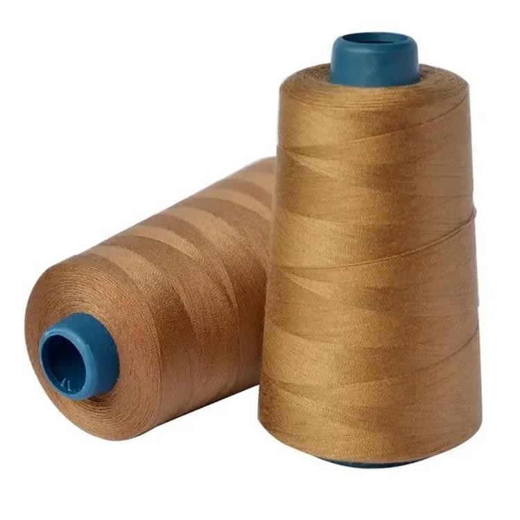 % 100 çekirdek iplik dönen polyester dikiş ipliği 20/3 20/4 20/6 kot pantolon dikiş ipliği