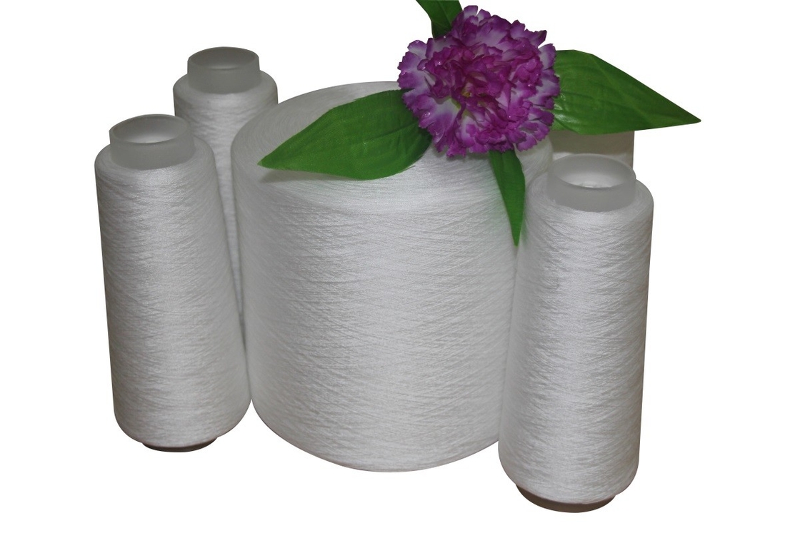 60/2, 80/2, 40/2 100% Polyester Ring Spun Yarn Raw White for Sewing