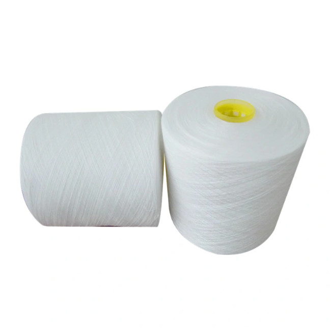 40/2, 50/2, 60/2 Tek bükümlü polyester çekirdeği, iplik, polyester dokuma ipliği daha az kırık uçlar