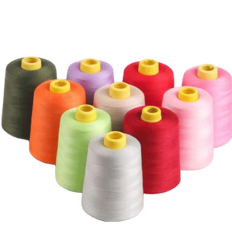 Çin 8000 Yards Polyester Dikiş İpi Spun Polyester Dikiş İpi Giysi için Sıcak Satış