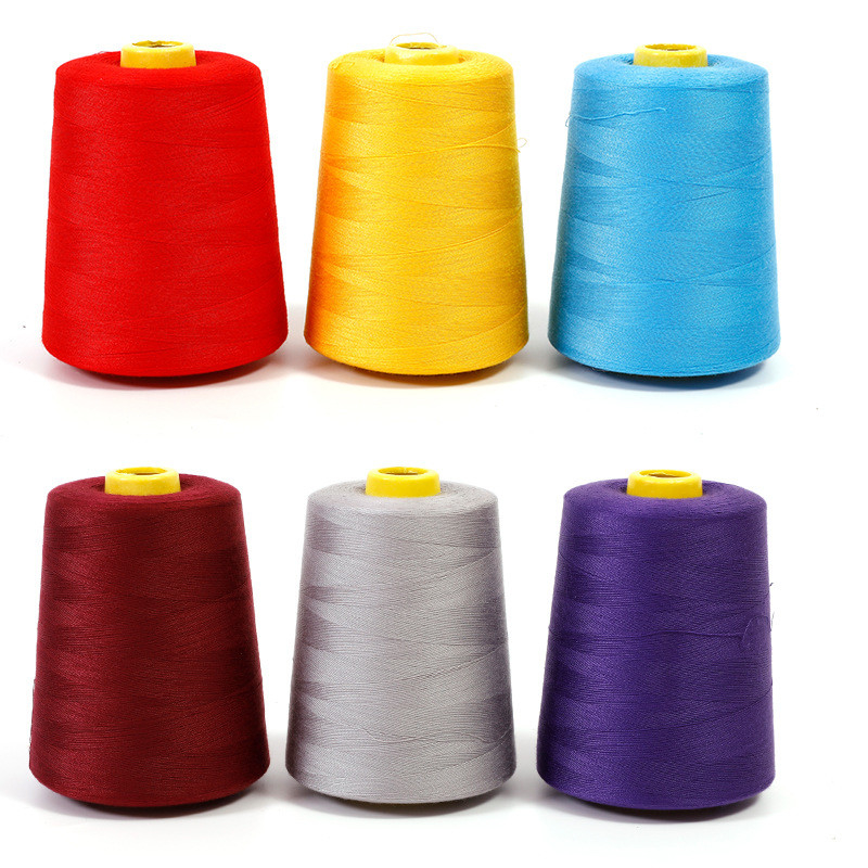 Çin Fabrika Toptan 40/2 Polyester Dikiş İpliği Bükülmüş Polyester Dikiş İplikleri Polyester İplik