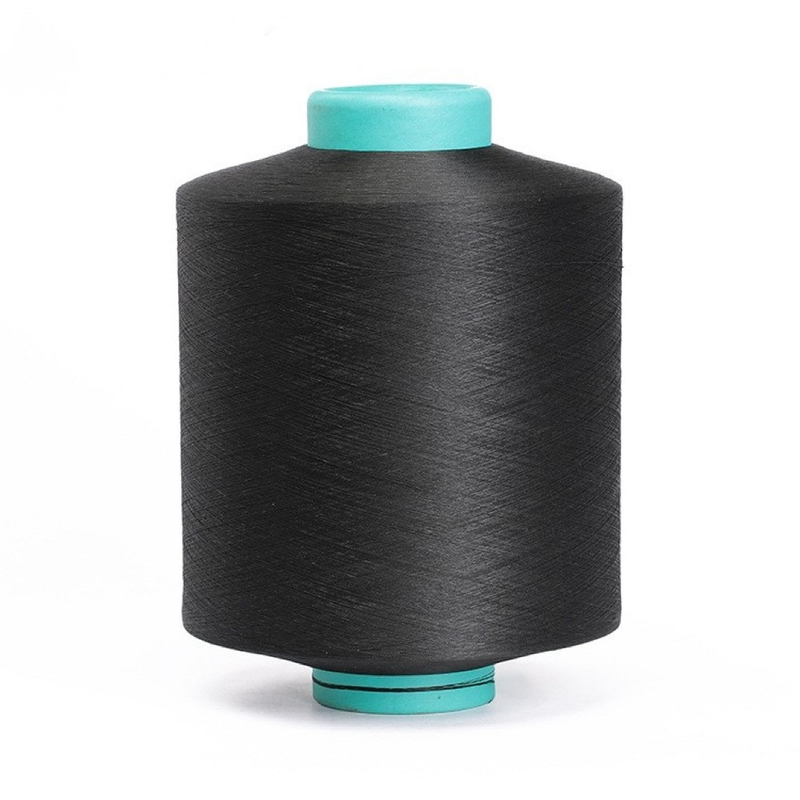 Siyah Beyaz SD HIM NIM DTY 100% Polyester Filament Yarn For Car Seat Fabric