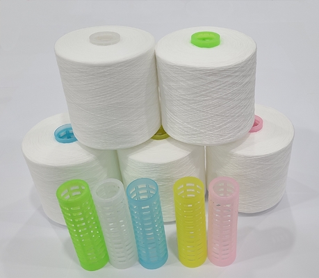 Yüksek Mukavemetli Polyester Çekirdekli İplik, Düz Yüzey Bükülmüş Polyester Dikiş İpliği